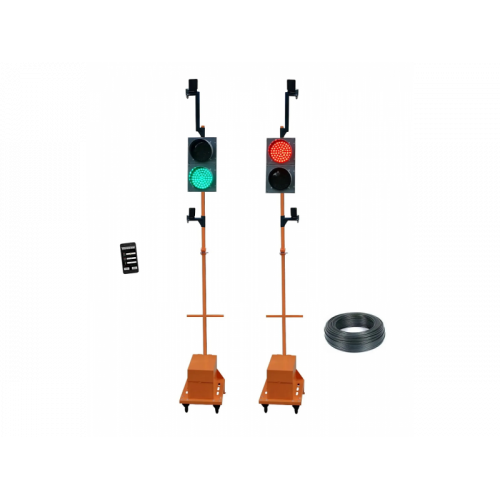 Мобильный светофор по таймингу с радарными датчиками движения (комплект из 2-х шт.)