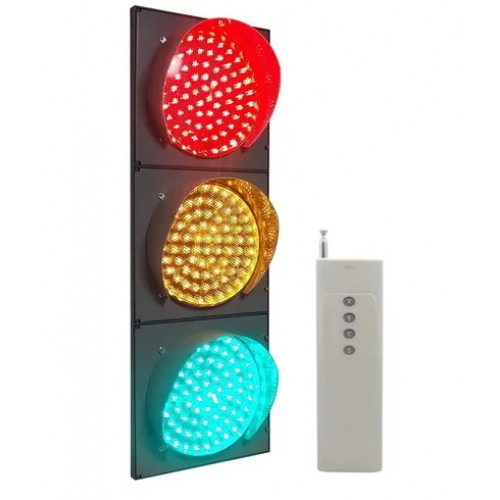 Светофор светодиодный Т.8.1 (200мм) с дальнобойным пультом д/у (до 1 км)