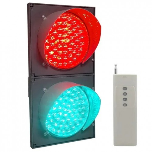 Светофор светодиодный Т.8.1 (200мм) с дальнобойным пультом д/у (до 1 км)