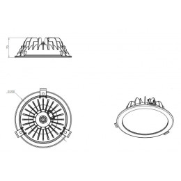 Светодиодный светильник ДВО 03-22-50-Д