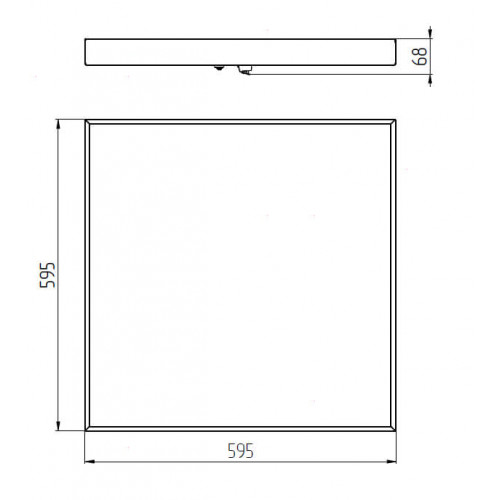 Офисный светодиодный светильник ССВ 41-4500-А50