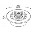 Светодиодный светильник подводный LL-876 Lux 12W RGB 24V IP68