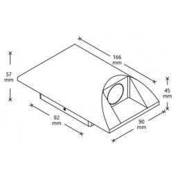 Архитектурная подсветка фасадная SP4120 Luxe накладной 230V 6W 6400K IP65