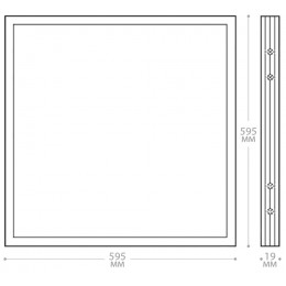 Светодиодный светильник AL2115 встраиваемый 36W 4000K белый
