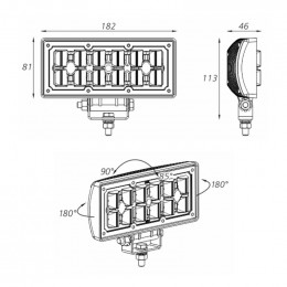 GM-TRAC-20 Светодиодная фара