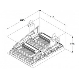 XLD-2XFL90-220 Промышленный светодиодный прожектор