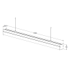 XLD-Fline200-35-090-220 Линейный светодиодный светильник