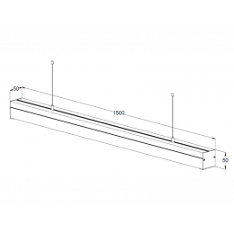 LD-Fline150-35-090-220 Линейный светодиодный светильник