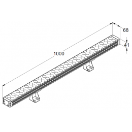 XLD-PLine100-96-24 Архитектурный светодиодный светильник