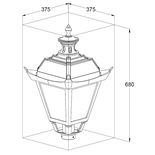 XLD-PLP-25-220 Парковый светодиодный светильник