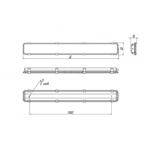 LE-ССП-53-063-10530-65Х Промышленный светодиодный светильник