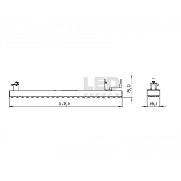 LE-ССО-16-024-8206-40Д Трековый светодиодный светильник