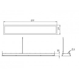 LE-СВО-04-028-9618-40Д Светодиодный светильник