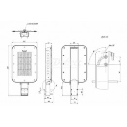LE-СКУ-32-100-1665-67Х Уличный светодиодный светильник