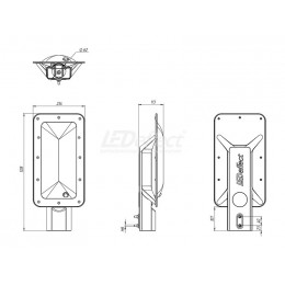 LE-СКУ-32-125-7164-67Х Уличный светодиодный светильник