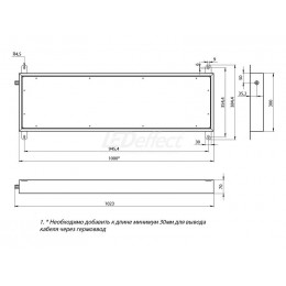 LE-СПП-03-033-2916-65Т Светодиодный светильник серии ОФИС ПРОМ