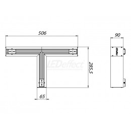 LE-ССО-23-030-2878-20Х соединительный элемент для светильника СТРЕЛА