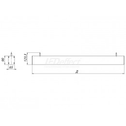 LE-ССО-23-060-2465-20Х Линейный светильник cерии СТРЕЛА UGR