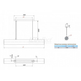LE-ССО-55-040-3815-20Х Линейный светильник cерии iTUBE