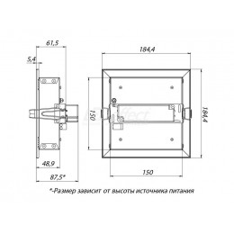 LE-СВО-16-022-1276-54Х Светодиодный светильник ДАУНЛАЙТ