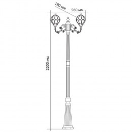 PL3708 Светильник садово-парковый