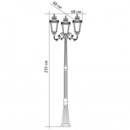 PL4009 Светильник садово-парковый