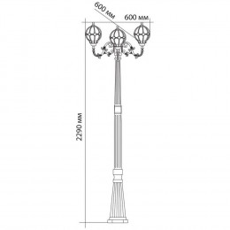 PL3809 Светильник садово-парковый