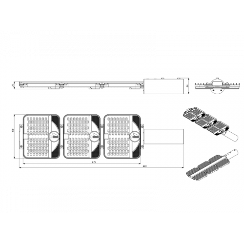 KASKAD-120 Уличный светодиодный светильник