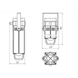 СГУ-40-1104-Ех (LL-DS-040.Ex) Взрывозащищенный промышленный светильник