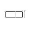 SLIMPANEL.3-295x1195-25 Офисный светодиодный светильник с торцевой подсветкой