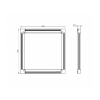 SLIMPANEL.3-295x295-8 Офисный светодиодный светильник с торцевой подсветкой