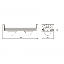 INDUSTRY.5-120 Промышленный светодиодный светильник
