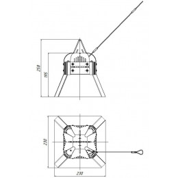 LL-ДСП-01-047-0401-54Д Светильник светодиодный подвесной 45 Вт