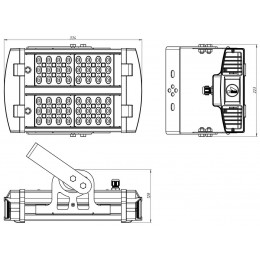 LL-Industry.2-060-224 Промышленный светодиодный светильник 57 ВТ