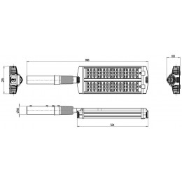 LL-MAG2-120-248 Уличный светодиодный светильник консольный 114 Вт LL-ДКУ-02-120-0301-67