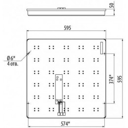 OFFICE 33-ALISA (LL-DVO-033-ALISA) Светодиодный светильник офисный универсальный 33 ВТ