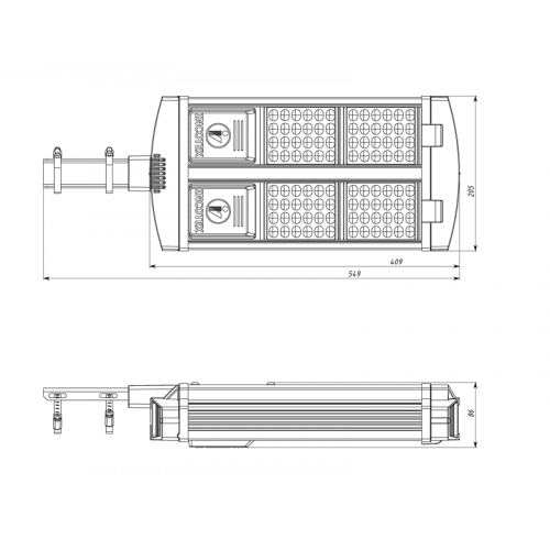 MAG44-140 Уличный светодиодный светильник