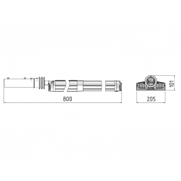 MAG42-200 Уличный светодиодный светильник