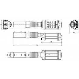 LL-MAG2-018-112 Уличный светодиодный светильник консольный 18 Вт LL-ДКУ-02-018-0334-67