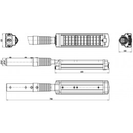 LL-MAG2-045-136 Уличный светодиодный светильник консольный 43 Вт LL-ДКУ-02-045-0310-67