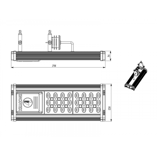 miniMAG10.2-070 Уличный светодиодный светильник