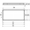 LL-DVO-020-P600x300 OFFICE 20-Р600x300 Светодиодный светильник офисный универсальный 16 Вт
