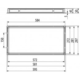 LL-DVO-020-P600x300 OFFICE 20-Р600x300 Светодиодный светильник офисный универсальный 16 Вт