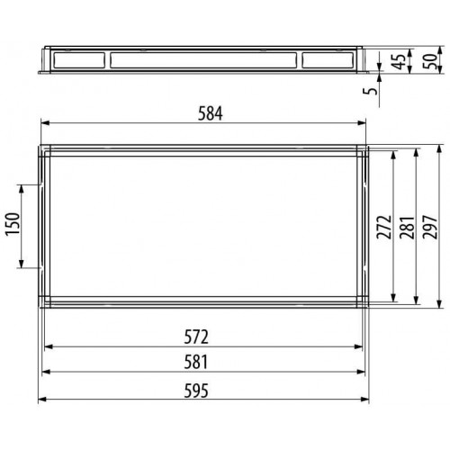 LL-DVO-020-P600x300 OFFICE 20-Р600x300 Светодиодный светильник офисный универсальный 16 Вт