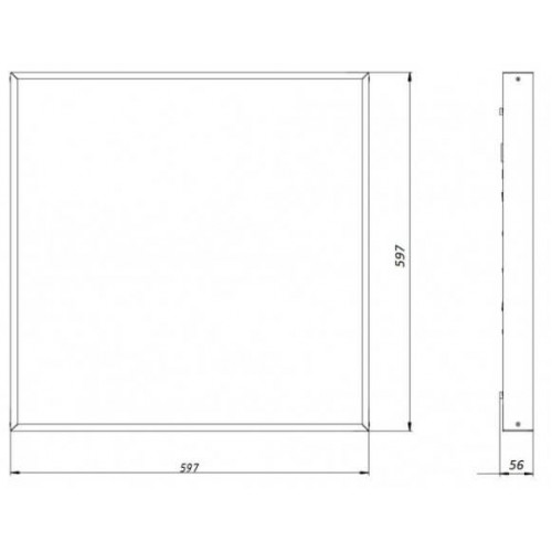 OFFICE 25-M600x600 Офисный светодиодный светильник