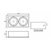ALGOL 2 LED Светильник светодиодный карданный Luxeon 3000К