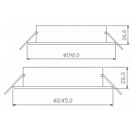 CANOPUS LED Светильник светодиодный даунлайт Luxeon 4000К