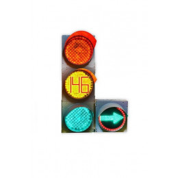 Светофор Т.1.П.2 300 мм светодиодный транспортный (классический корпус)