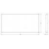 OFFICE 82-M1200x600 (LL-DPO-082-M1200x600) Светодиодный светильник офисный накладной 78 ВТ