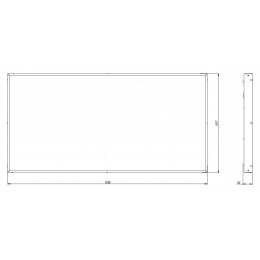 OFFICE 82-M1200x600 (LL-DPO-082-M1200x600) Светодиодный светильник офисный накладной 78 ВТ
